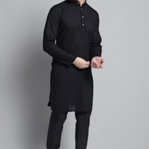 SOJANYA Ethnic Motifs Printed Mandarin Collar Straight Kurta